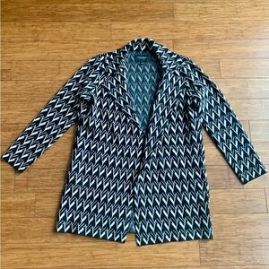 Zigzag patterned Coatigan